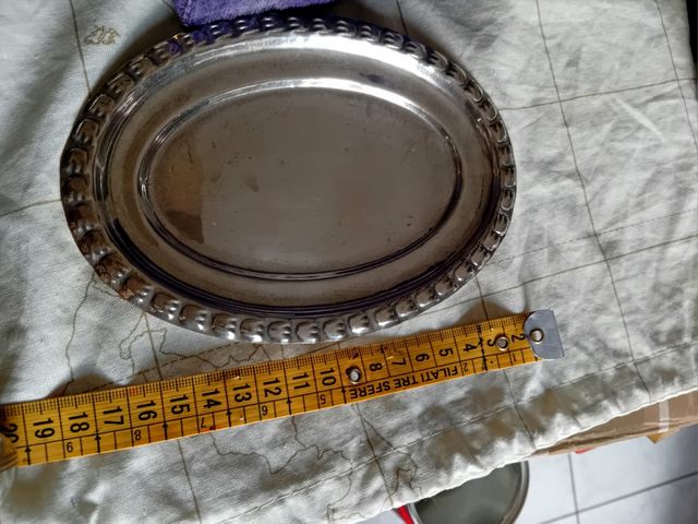 Porta sale e pepe set metallo argentato