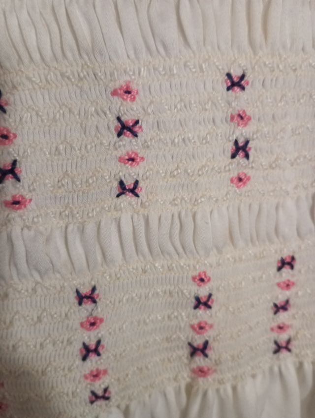 Vestido nido de abeja