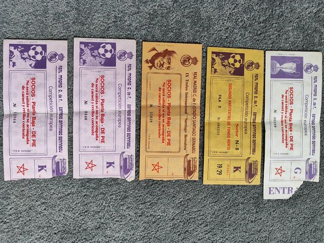 OBIETTI DA COLLEZIONE DEL REAL MADRID