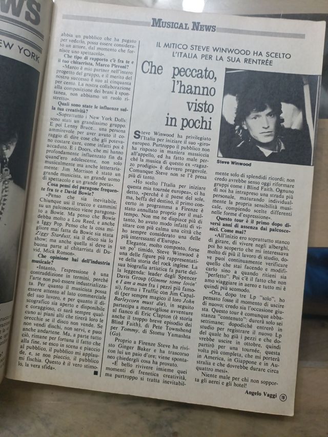 Libro rivista boy music vintage