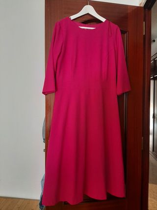 Vestido midi buganvilla
