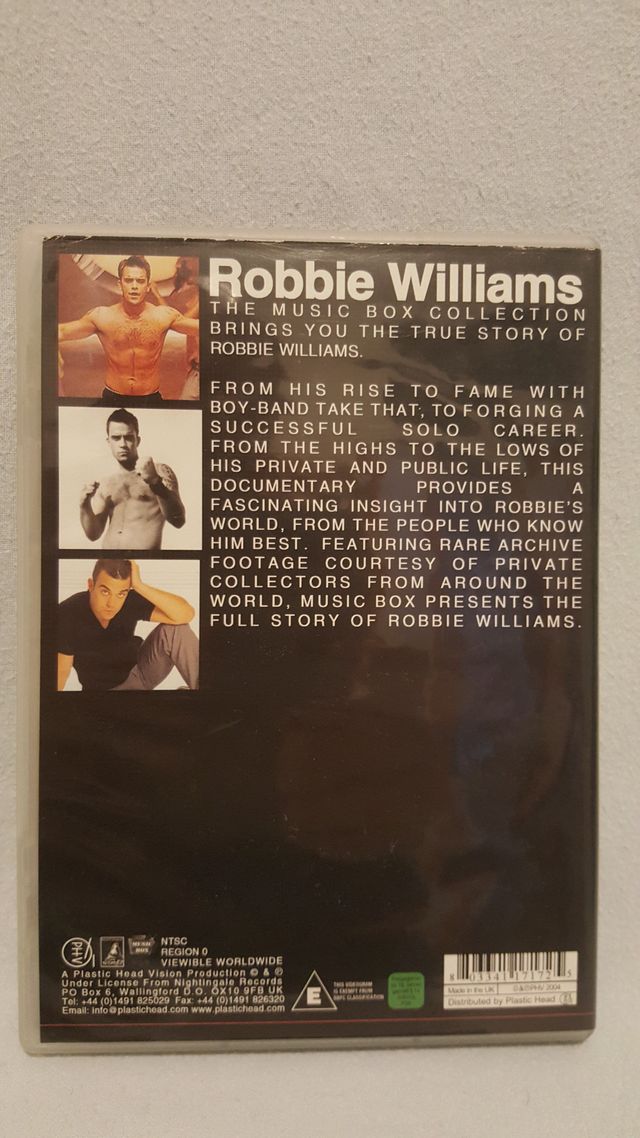 ROBBIE WILLIAMS-MUSIC BOX BIOGRAPHICAL COLLECTION