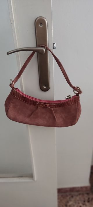 Bolso Corinne mujer cuero rosa