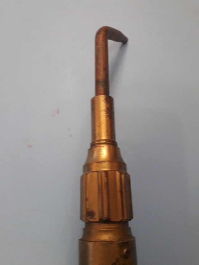 Antigua cabeza de soplete soldador