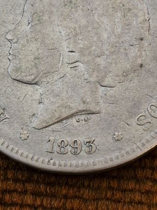 5 pesetas plata Alfonso XIII 1893 PGV