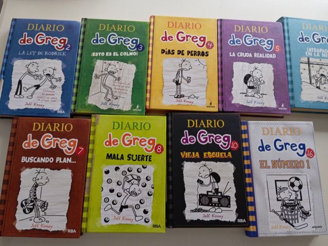 Libro juvenil El diario de Greg el n 2 y el n 5