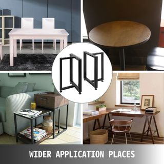 Gambe da Tavolo in Metallo 40,6 cm x 45,7 cm piedi