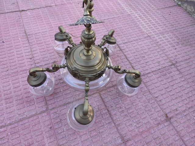 Lampara bronce Vintage