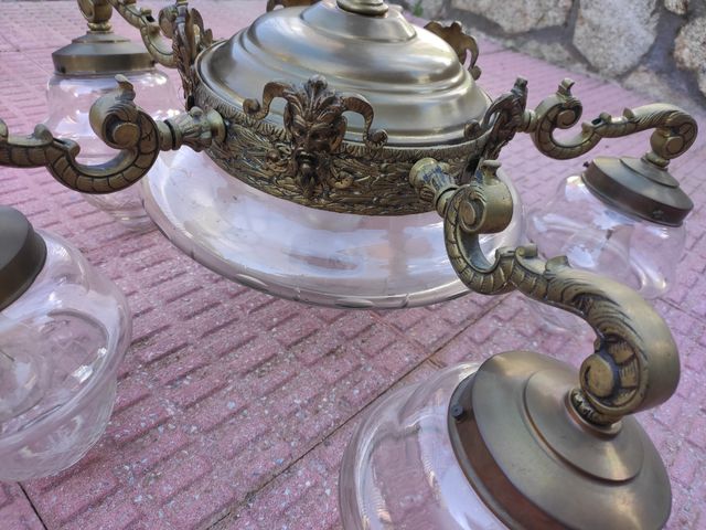 Lampara bronce Vintage