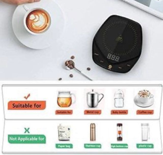 Calentador de taza de café para escritorio