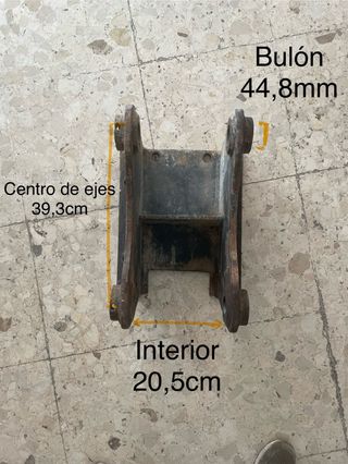 Placa anclaje martillo