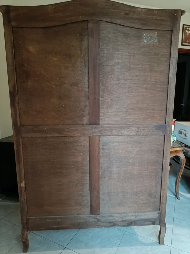 VETRINA ANTICA IN LEGNO DUE ANTE