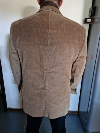 Cappotto uomo in velluto 