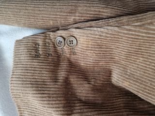 Cappotto uomo in velluto 