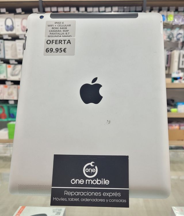 IPAD 4 WIFI + TELEFONO CELLULARE 64GB