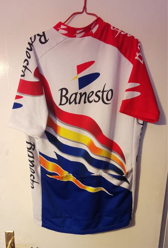 2 maillots de ciclismo Banesto