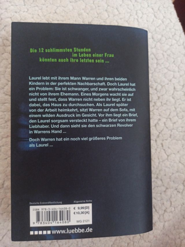 Libro "12 Stunden ANGST" en aleman