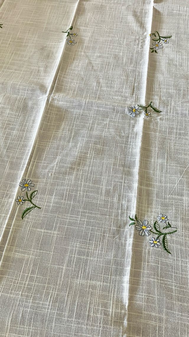 Mantel de Portugal lino bordado Sin usar