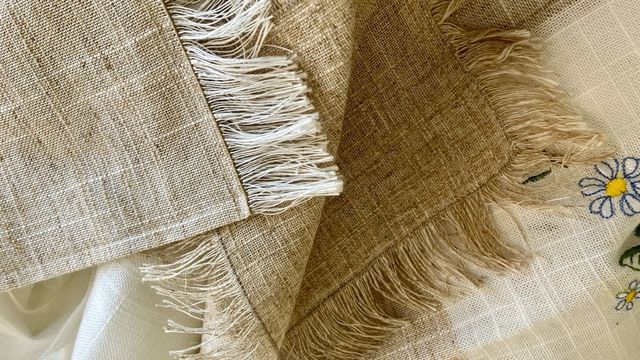 Mantel de Portugal lino bordado Sin usar