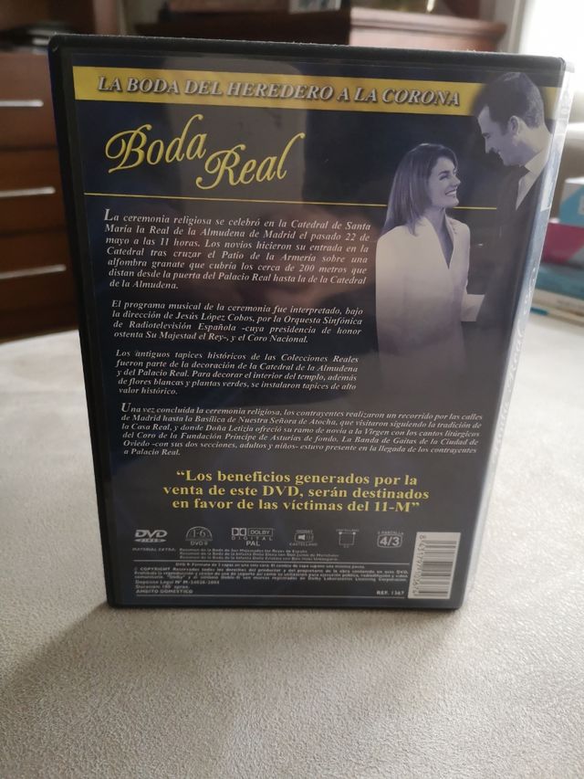 DVD BODA REAL REYES