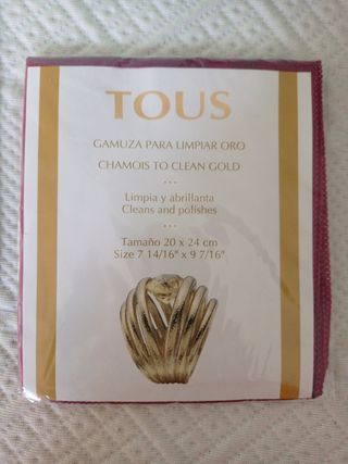 Set de bolsitas, gamuza y adornos de Tous