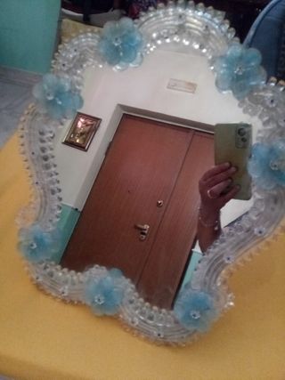Specchio con vetro di Murano 