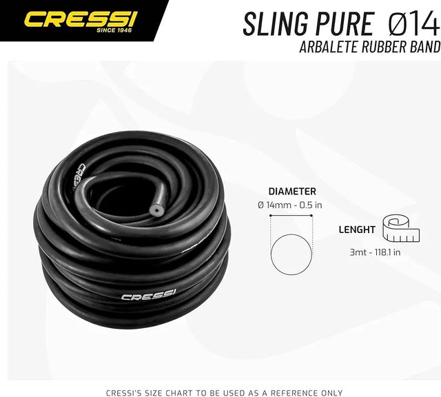 Cressi Pure Rubber Band Roll