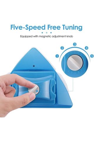 Strumento per pulizia vetri magnetico 