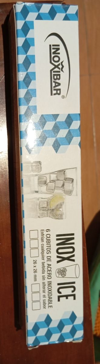 Cubitos de acero inoxidable