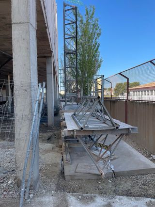 Alquiler andamio de cremallera