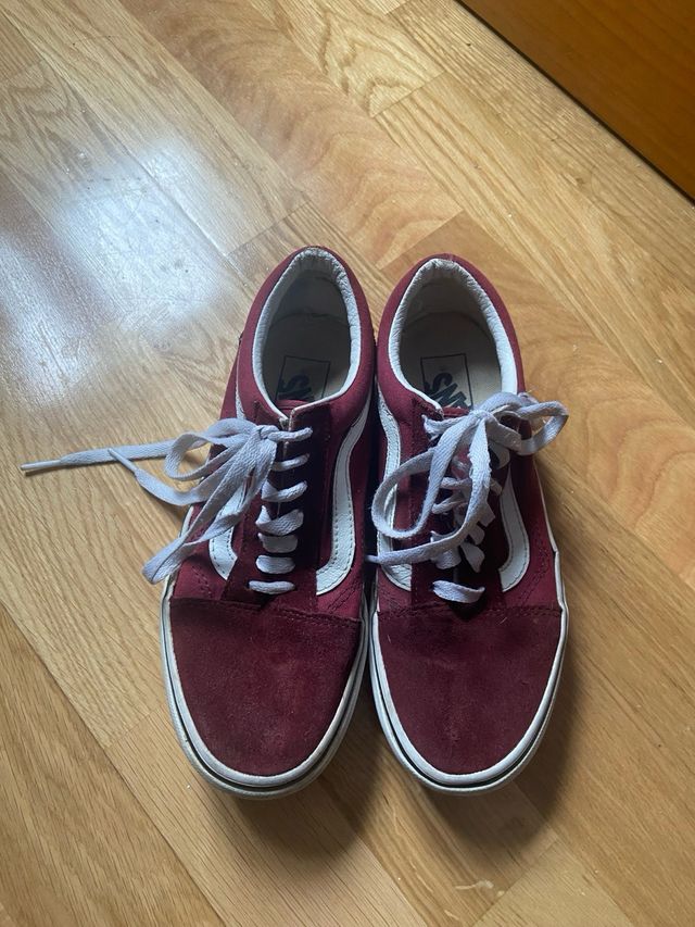 Vans old school burdeos (36)