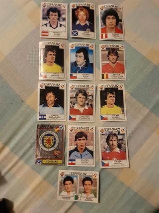 Cromos fútbol mundial España 82