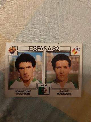 Cromos fútbol mundial España 82