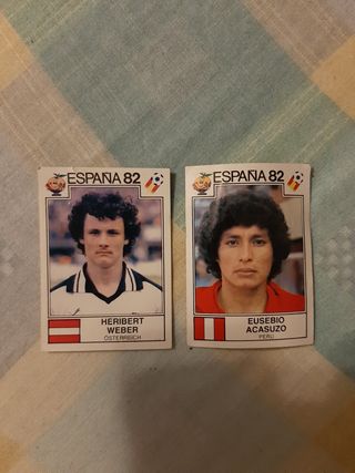 Cromos fútbol mundial España 82