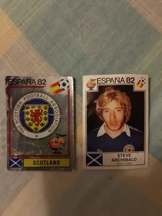 Cromos fútbol mundial España 82