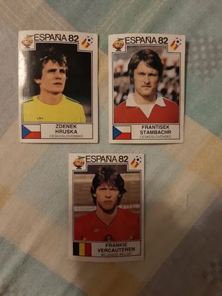 Cromos fútbol mundial España 82