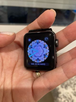 Apple Watch serie 3, 38 mm, Space Gray Aluminum