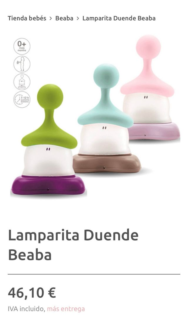 Lamparita niños Beaba