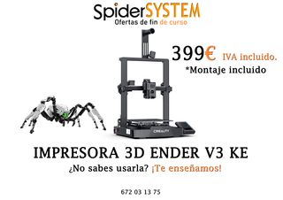 Impresora 3D Ender V3 KE montada