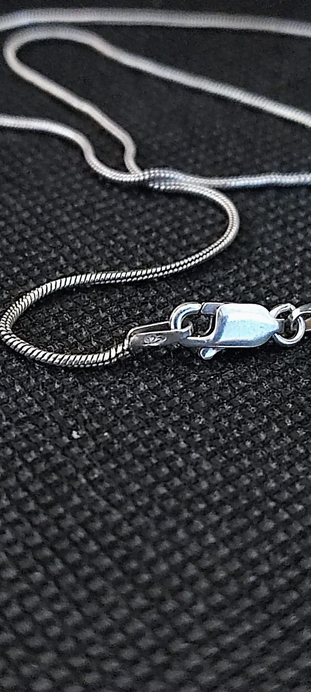 Cadena plata de ley 925 tipo cola de topo. QGE0373