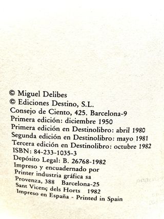 el camino - Miguel Delibes