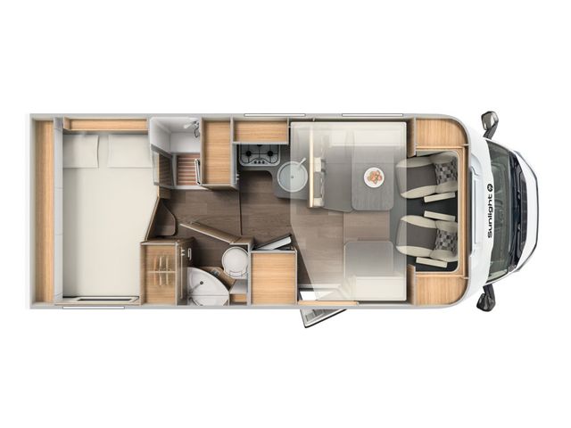 Autocaravana Perfilada SUNLIGHT T65 en Alquiler