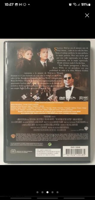 La hoguera de las vanidades (1990) 🎬🍿💿