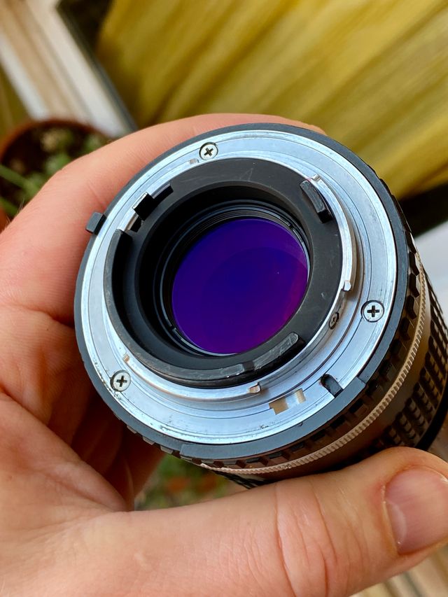 Obiettivo Nikon 135 2.8, Serie E. ottica vintage