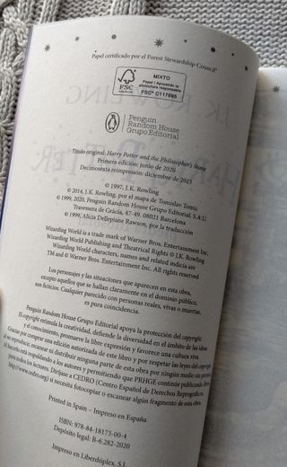 Harry Potter y La Piedra Filosofal