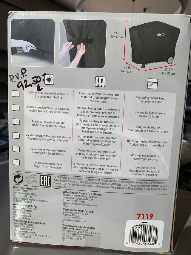 COPERTURA PER BARBECUE DELUXE REF. 7119