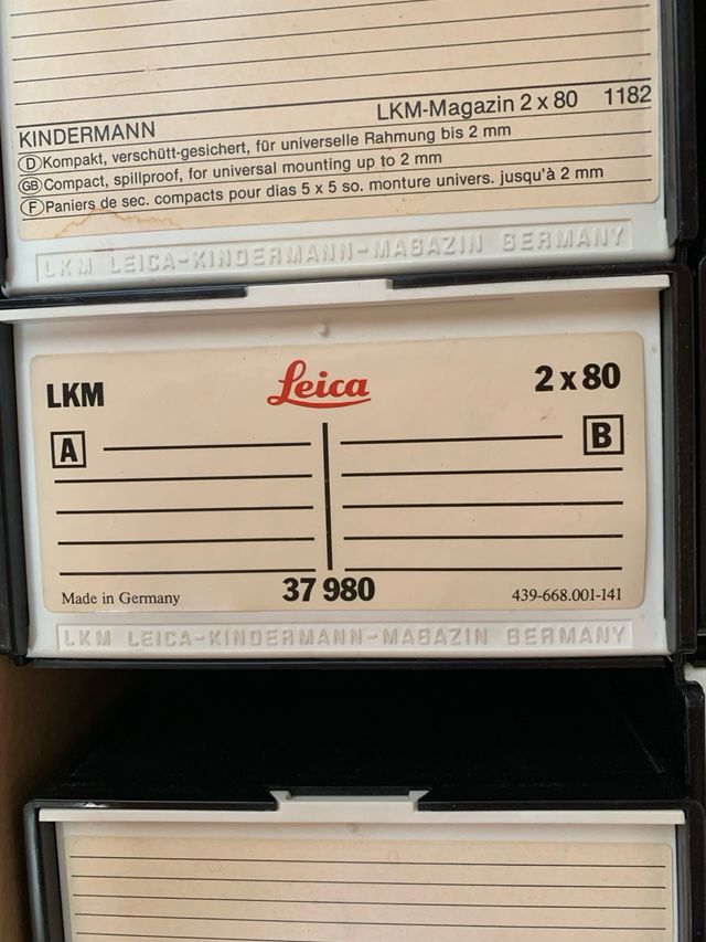 Cajas diapositivas