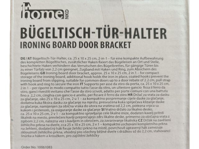 Supporto per asse da stiro da porta