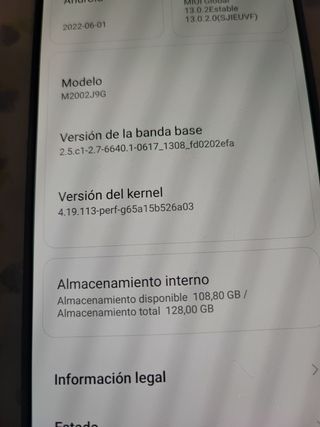Teléfono móvil Mi 10 Lite 5G.