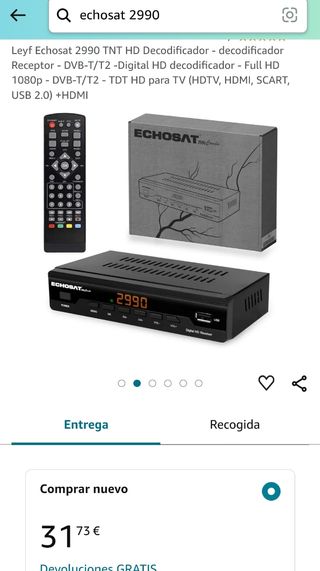 Echosat 2990 TNT HD Decodificador
